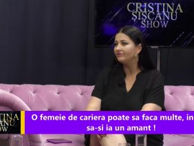 Cristina Siscanu Show – Șoc, șoc, șoc! Gabriela Cristea intră în politică?